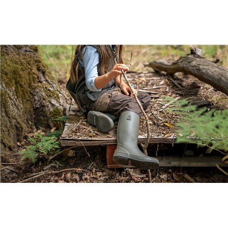 bottes enfant rouchette acteon kaki | armurerie de la gartempe