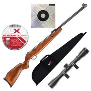Carabine À Plomb R-Force Wood – 4,5 mm 19,9 Joules avec Lunette 4x32