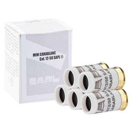 cartouche À blanc sapl calibre 12/50 mini carablanc | armurerie de la gartempe