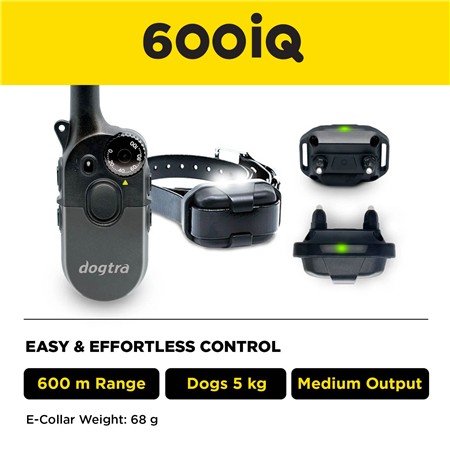 collier de dressage dogtra 600iq kit 2 chiens | armurerie de la gartempe