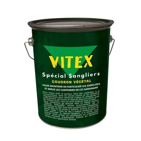 goudron végétal spécial sanglier vitex 5kg | armurerie de la gartempe