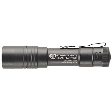 lampe torche streamlight megastream usb + batterie + cable usb + etui | armurerie de la gartempe