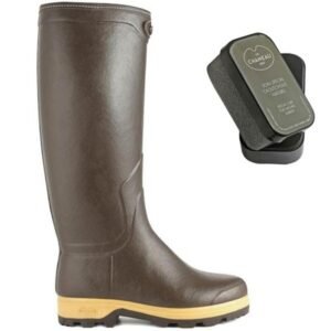 Pack Bottes Homme Le Chameau Saint Hubert Heritage Marron