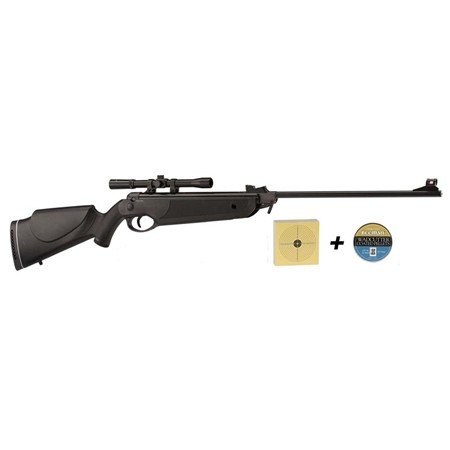 pack carabine À air comprimé beeman bay cat avec lunette 4x20 + plomb + cibles | armurerie de la gartempe