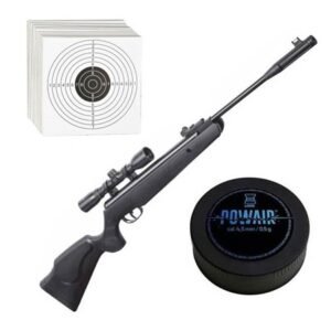 Pack Carabine À Plomb Crosman F4 + Plombs 4.5 mm + Cible