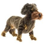 Peluche teckel à poil dur debout Europ Arm
