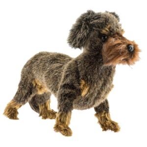 Peluche teckel à poil dur debout Europ Arm