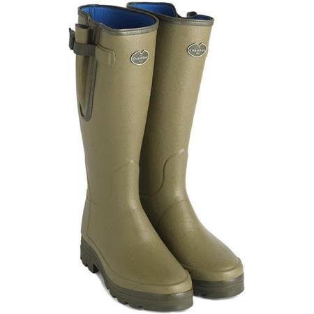 Bottes Homme Le Chameau Vierzonord XL Neoprene Vertes – Botte imperméable grand mollet