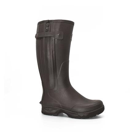 Bottes Homme Chasse Rouchette Veneur Neo Zip Marron – Botte isolante et résistante