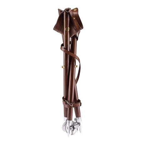 trépied gastrock bois assise cuir | armurerie de la gartempe